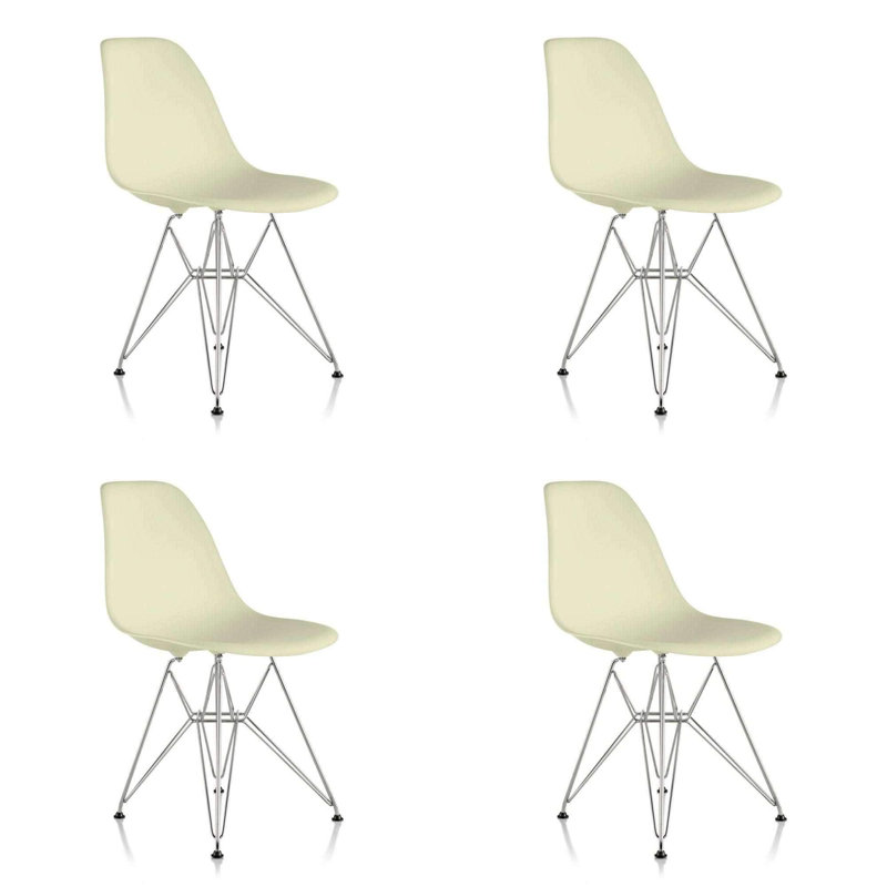 Chaise d'appoint Caputo, Crème