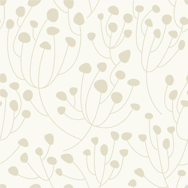 Floral Tile, 2.08' W x 10.42' L