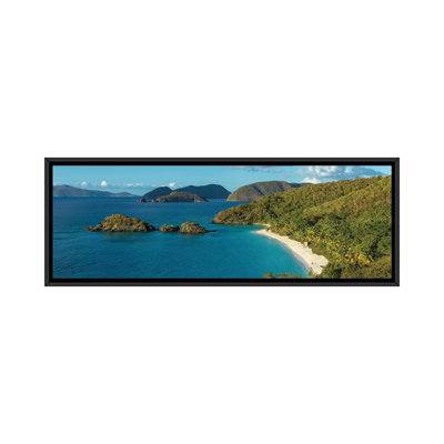 Trunk Bay I, St. John, Îles Vierges américaines, reproduction de photo sur toile tendue