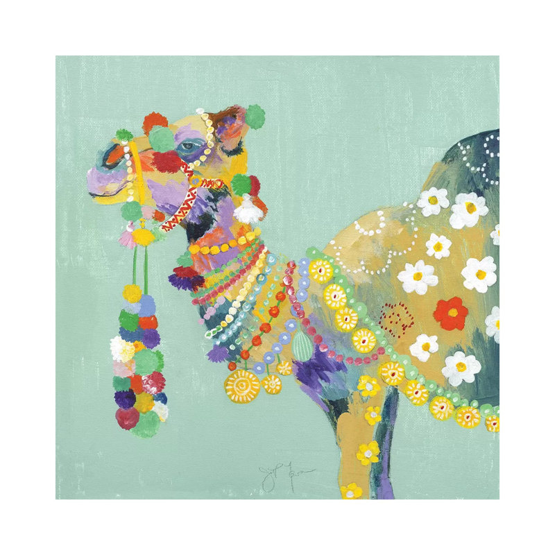 Pushkar Fair II 1 Piece Wrapped Canvas Painting, 30.48 cm H x 30.48 cm W