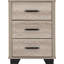 Naisha 45cm W Particle Board / Chipboard Bedside Table
