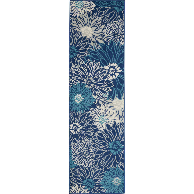 Rhudine Floral Indoor Rug, Runner 1'10" x 6'