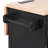 56.5'' Rolling Kitchen Island With Drop Leaf, Power Outlet, And Ample Storage, Embossed Vertical Stripe Design For Modern Kitchens And Dining Rooms-370528287