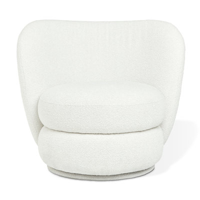Forme Swivel Chair Boucle Swivel Chair