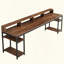 78.74" Long Double Computer Office Desk-641425509