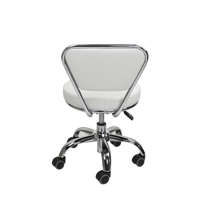 Tabouret de laboratoire Dayton, Blanc