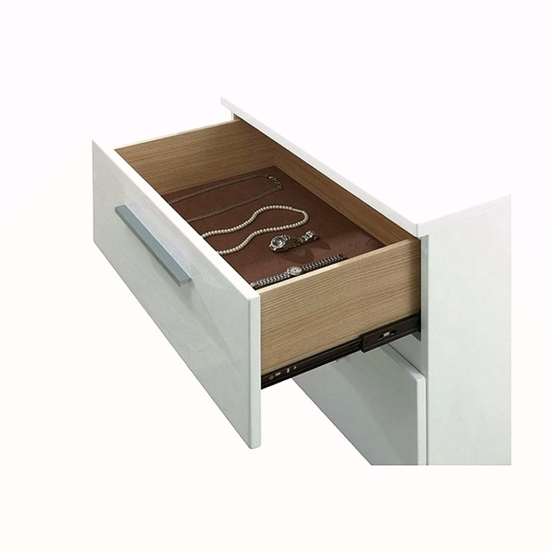 Table de chevet 2 tiroirs en bois
