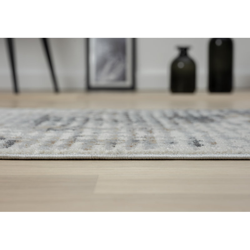 Jolie cream Rug, Rectangular 80 x 150cm
