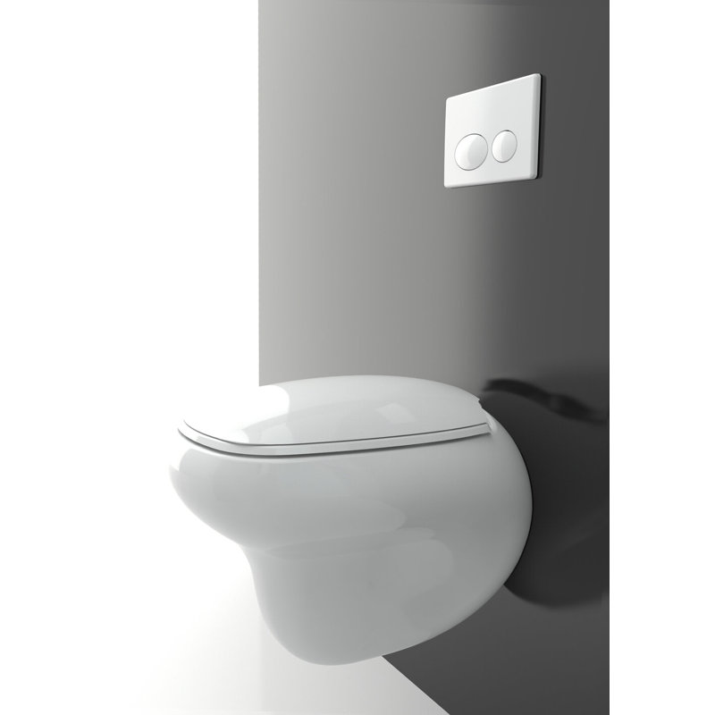 Fenice Soft Close Toilet Seat, Matte Ice Blue