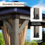 12 pi. L 10 pi. D Pavillon de jardin en bois massif-99452633