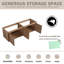 Base de meuble-lavabo double 60 po Lavenia