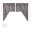 Hundt Cotton Checkered Swag Window Valance-1030138212