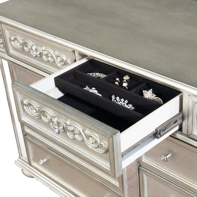 Commode double 9 tiroirs Thorsby
