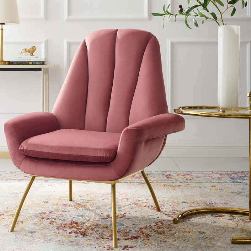 Fauteuil Summit, Vieux rose