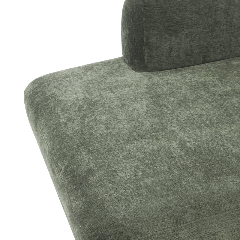 Ensemble de canapé modulaire moderne spacieux, mousse éponge verte haute densité, confort de salon