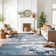 Willington Abstract Gray/Blue Rug
