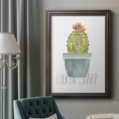 «Punny Plant II», reproduction sur toile encadrée