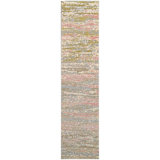 One-of-a-Kind Runner 2'5" x 9'11" Area Rug in Ivory/Gold/Pink/Blue