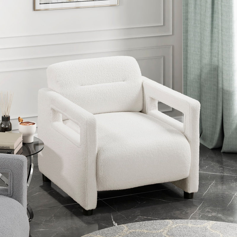 Fauteuil d'appoint 1pc Luxury Luxury Furniture, Beige