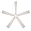 Wynd 5 - Blade Outdoor /Indoor Smart Ceiling Fan with Remote Control and LED Light Kit Included, Works With Alexa and iOS or Android App-32650297-79136629