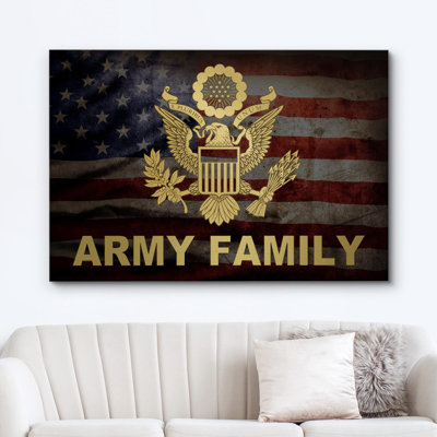 Country Flag " Camouflage And American Flag Love Typography "