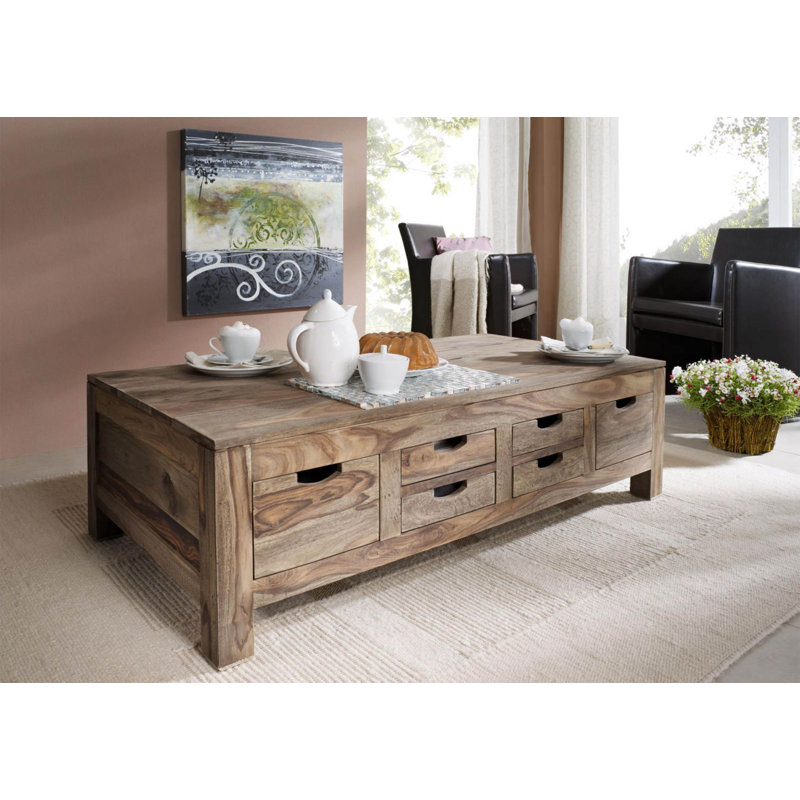 Nature Solid Wood Four Leg Coffee Table