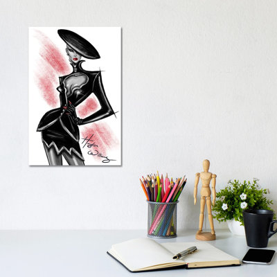 Femme fatale, reproduction d'art sur toile tendue