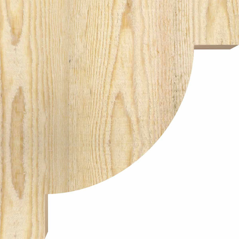 Douglas Fir Rough Sawn 12" x 12" Rustic Corbel