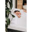 Matelas en mousse viscoélastique gélifiée 12 po pour très grand lit, ventilation, mousse de 2 po, base à densité de 7 H, housse à fermeture à glissière détachable 400 g / m², lit blanc / gris foncé multicolore