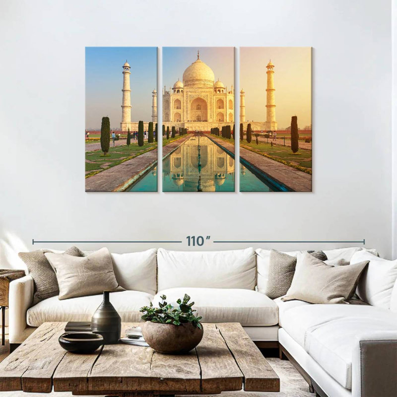 Réflexion Adella Taj Mahal, H 48 po x l 74 po