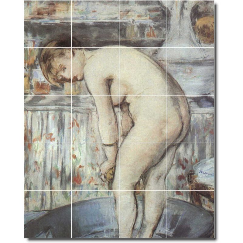 Carreau de céramique décorative 24 po x 30 po 6 po x 6 po, Nu 05700