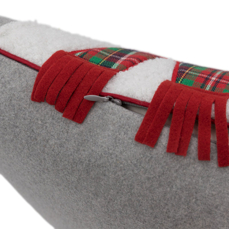Santa Claus Wool Blend Pillow Cover