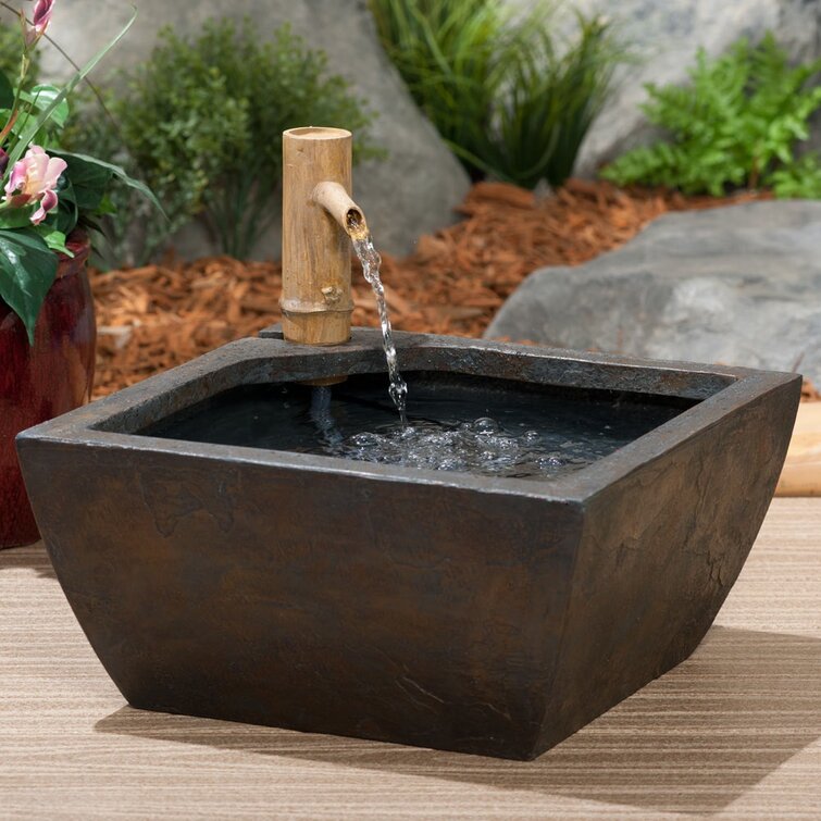 pond water fountain outdoor