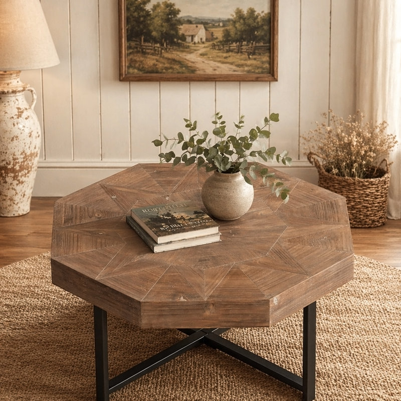 Plateau de table en bois 30 po, Marron antique