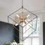  6 - Light Unique Geometric Chandelier