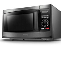 TOSHIBA EM925A5A-SS Countertop Microwave Oven, 0.9 Cu Ft With 10.6 Inch  Removable Turntable, 900W, 6 Auto Menus, Mute Function & ECO Mode, Child  Lock