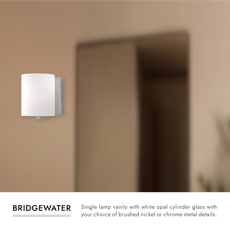 Latitude 1 - Light Bath Sconce, Brushed Nickel