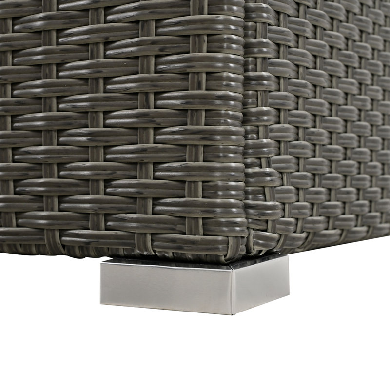 120cm Wide Straight Steel Patio Daybed