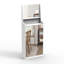Range-chaussures avec 3 miroirs