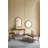 S/2 Brown Birch Wood Candle Holders With Spiral Design, S:3.5X3.5X11"  L:3.5X3.5X13"