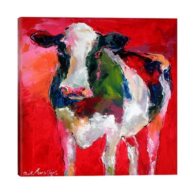 Cow by Richard Wallich - Painting on Canvas