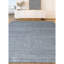 Tapis bleu foncé noué à la main-70081909