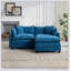 Causeuse Cloud Cloud, canapé modulaire moderne pour le salon, la chambre à coucher et un appartement, coussin de siège rembourré à double couche confortable, tissu chenille respirant-2140585763