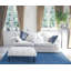 Tapis bleu touffeté à la main Areli-22512303