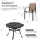 Round 4 - Person Outdoor Dining Set with 4 Stackable Textilene Armrest Chairs