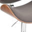 Tabouret de bar moderne pivotant rembourré Marana-1168484447