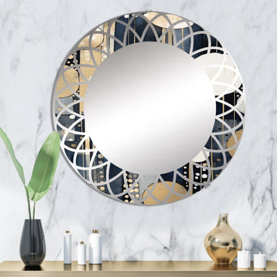 Wiatt - Miroir mural moderne rond
