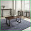 Table basse Rustic Live Edge Brown