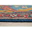 Tapis bleu moderne en laine noué à la main-124206411