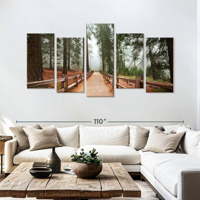 Alvord Sequoia Park Redwood Trees, 48" H x 94" W